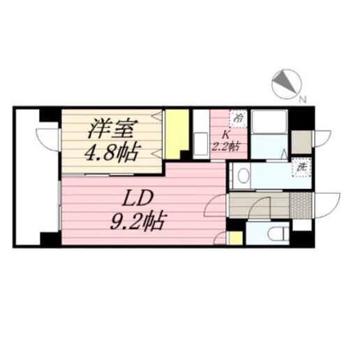 グロースメゾン博多山王の物件間取画像