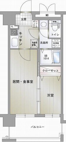 エンクレスト平尾Ⅱの物件間取画像