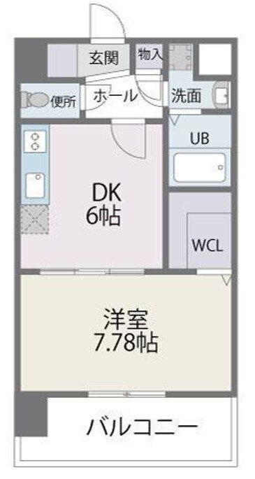 レジデンス20の物件間取画像