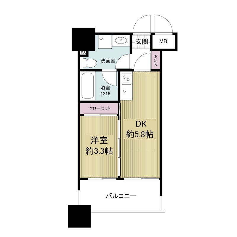 ルネッサンス21博多の物件間取画像