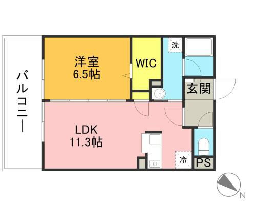 キルンズ博多駅南の物件間取画像