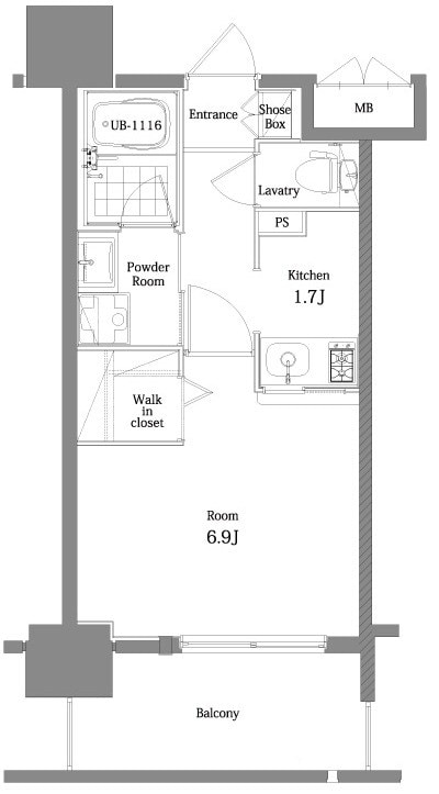 エンクレスト舞鶴Ⅱの物件間取画像