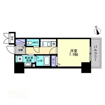 アルファレガロ大橋の物件間取画像