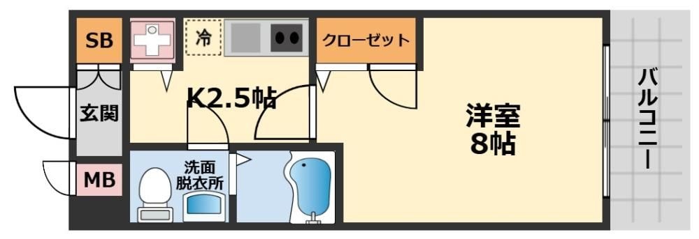 ピュアドームグランテージ博多の物件間取画像