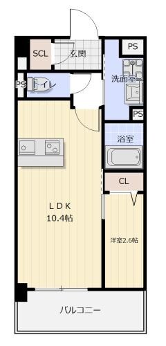 アビターレ博多の物件間取画像