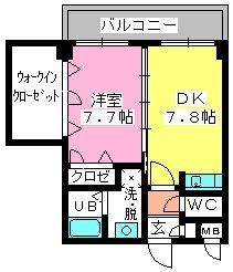 ベイシック大名の物件間取画像