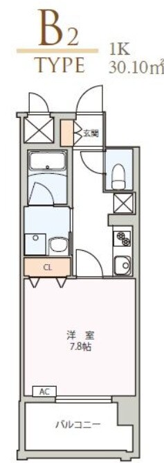 ラフレシーサ博多駅南Ⅳの物件間取画像