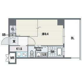 ルミナス桜坂の物件間取画像