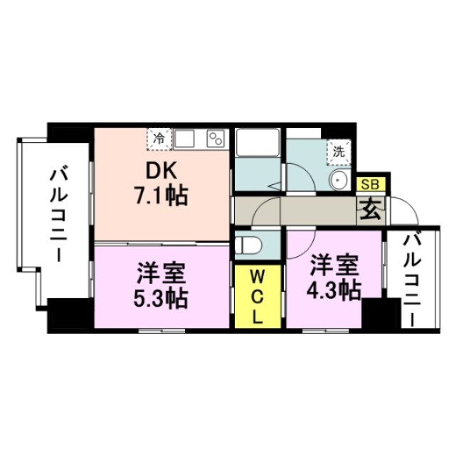 sho style HAKATAの物件間取画像