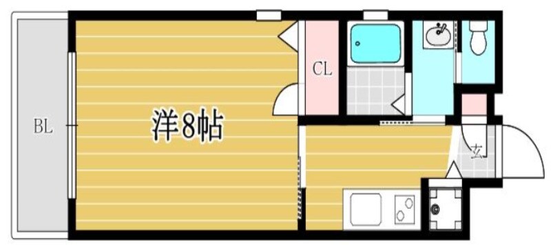 大濠アンビエンテの物件間取画像