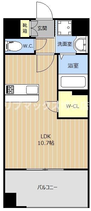 LIBTH吉塚の物件間取画像