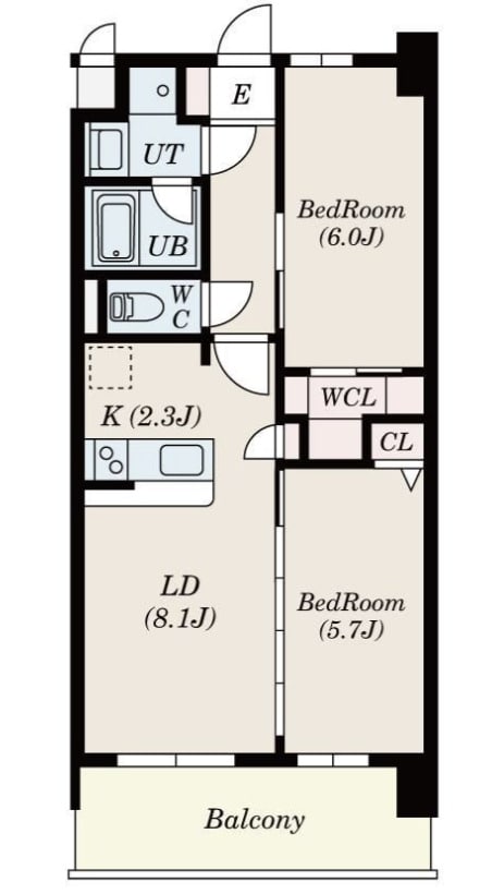 S-RESIDENCE博多駅南affordの物件間取画像