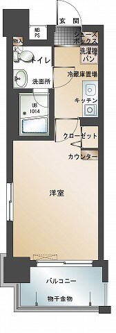 エンクレスト天神南の物件間取画像