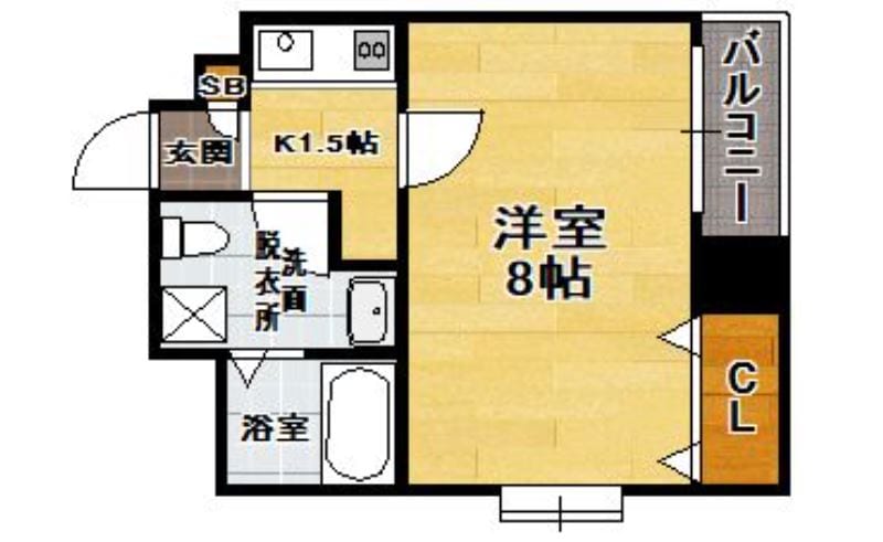 アイセレブ大博通りの物件間取画像