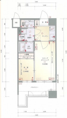 グランフォーレ箱崎ステーションプラザの物件間取画像