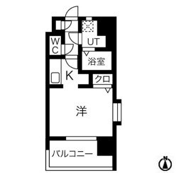 メイクス博多石城の物件間取画像