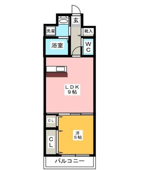 エンクレスト博多駅南Ⅱの物件間取画像