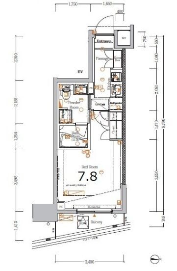 大鳥居駅 徒歩6分 2階の物件間取画像