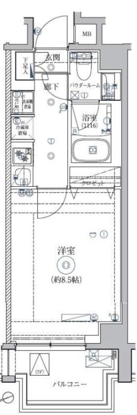 アルテシモ　ベラの物件間取画像