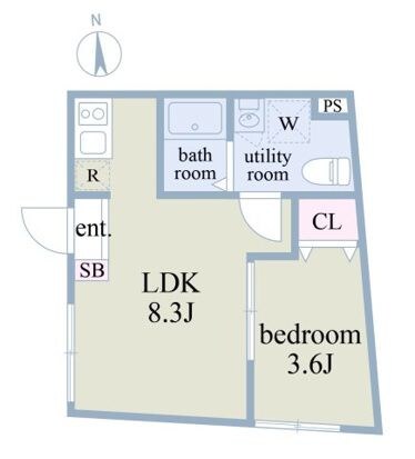DOLCI中野富士見町の物件間取画像