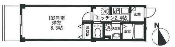 メゾンMumeの物件間取画像