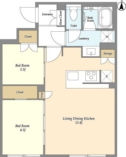 ガーデンレジデンス恵比寿の物件間取画像