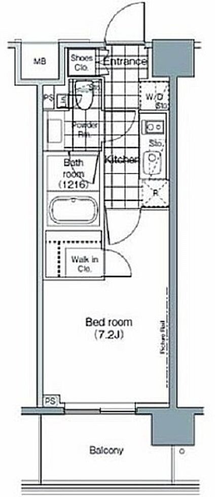 赤坂駅 徒歩4分 6階の物件間取画像