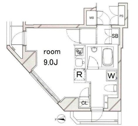 ダイナシティ西新宿の物件間取画像