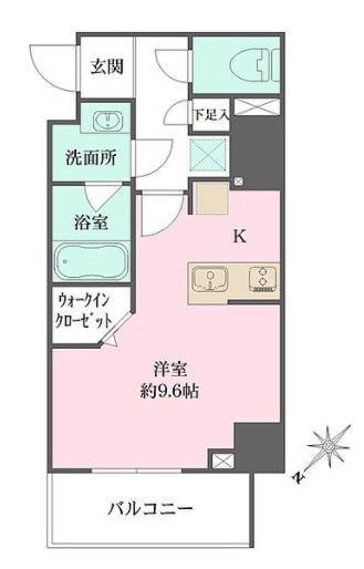 ザ・パークメゾン東大井の物件間取画像