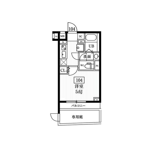 エルファーロ神楽坂の物件間取画像