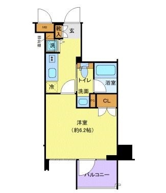 レアライズ立川AZの物件間取画像