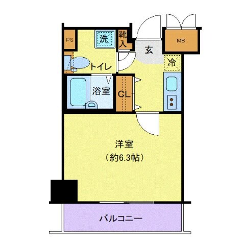 レジオス千鳥町の物件間取画像