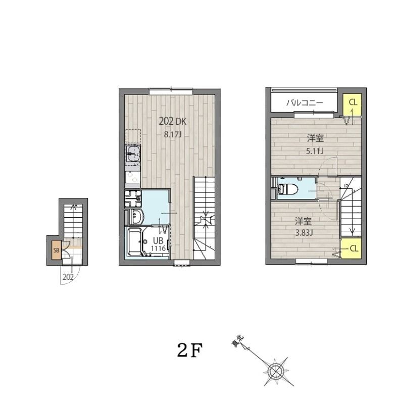 ミハス新宿富久町の物件間取画像