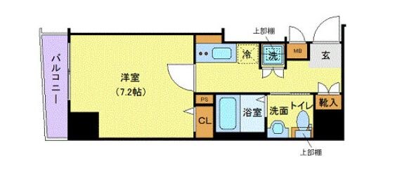 ガリシア日本橋水天宮Ⅱの物件間取画像