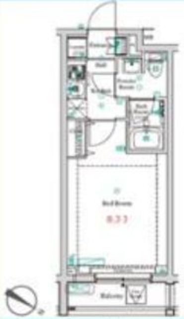 アンベリール中野鷺ノ宮の物件間取画像