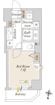 Ｌａ　Ｄｏｕｃｅｕｒ中落合の物件間取画像