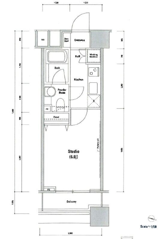 ファーストリアルタワー新宿の物件間取画像