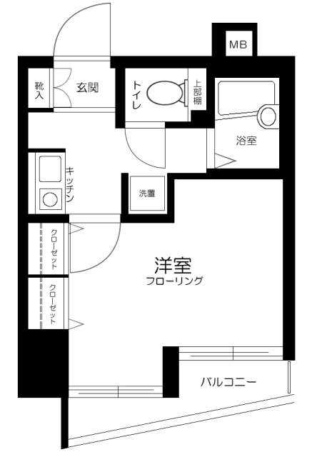 麻布十番駅 徒歩3分 5階の物件間取画像