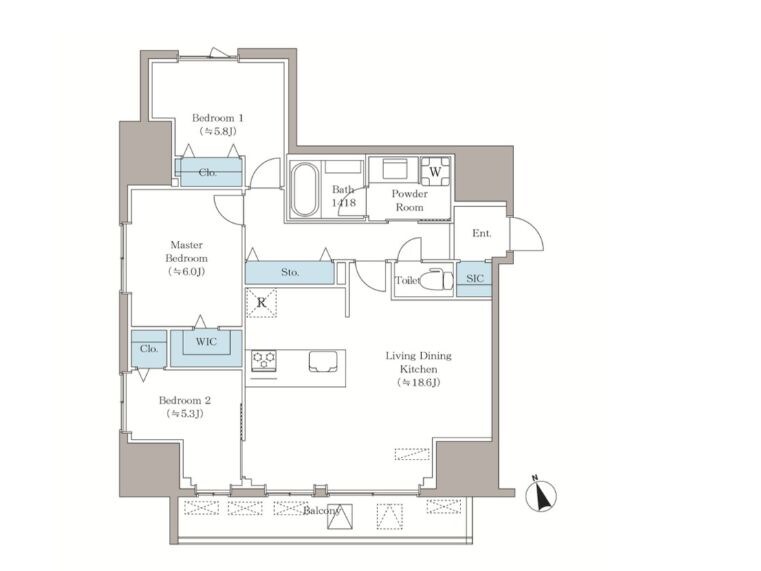 ＶＩＳＴＡ西早稲田の物件間取画像