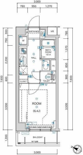 練馬春日町駅 徒歩2分 1階の物件間取画像