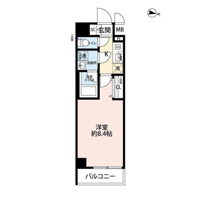 本所吾妻橋駅 徒歩8分 4階の物件間取画像