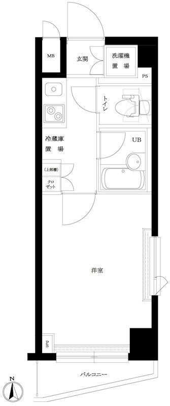 梅屋敷駅 徒歩4分 2階の物件間取画像