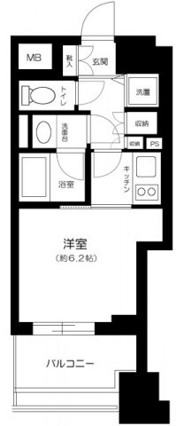 渋谷駅 徒歩4分 6階の物件間取画像