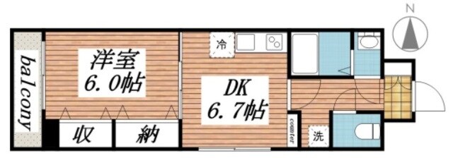 橘ビルの物件間取画像