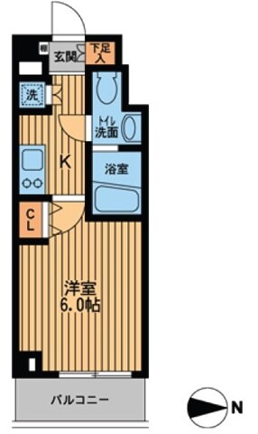 プライムアーバン中野上高田の物件間取画像