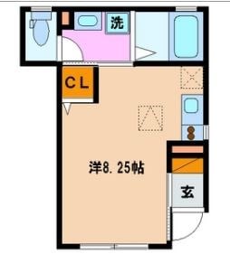 Oak House A棟の物件間取画像