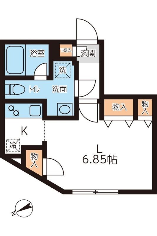 PASEO新宿の物件間取画像