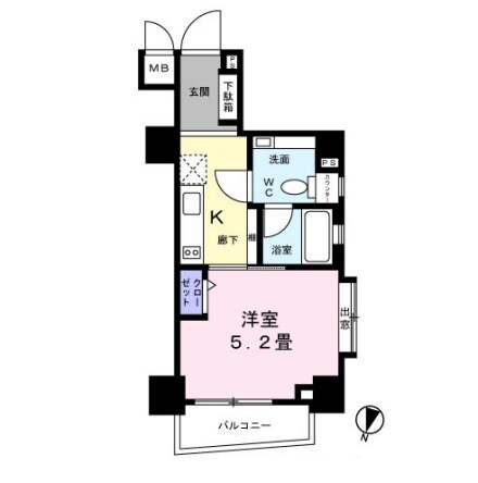 レジディア恵比寿Ⅲの物件間取画像