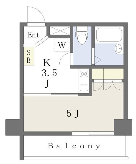 麻布十番駅 徒歩10分 2階の物件間取画像