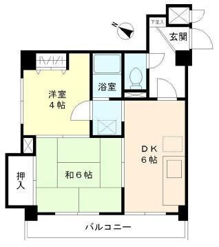 千石駅 徒歩4分 4階の物件間取画像